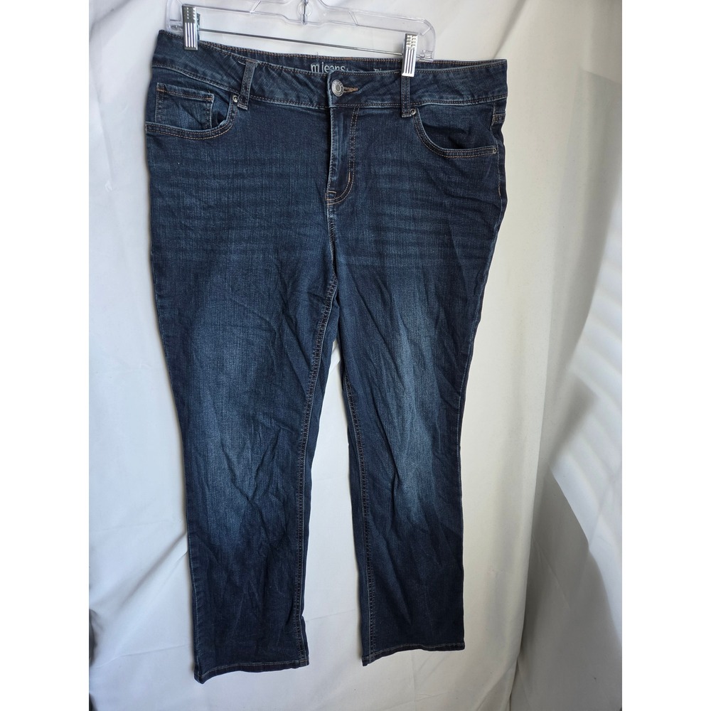 Maurices m jeans Jeans Womens  Blue Dark Wash Regular Mid-Rise Straight